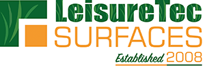 LeisureTec Surfaces 10 Year Logo